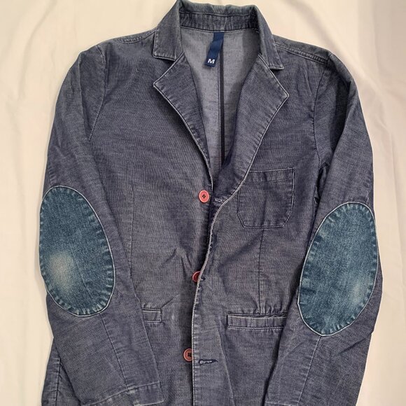 H&M blue corduroy blazer - Picture 2 of 6